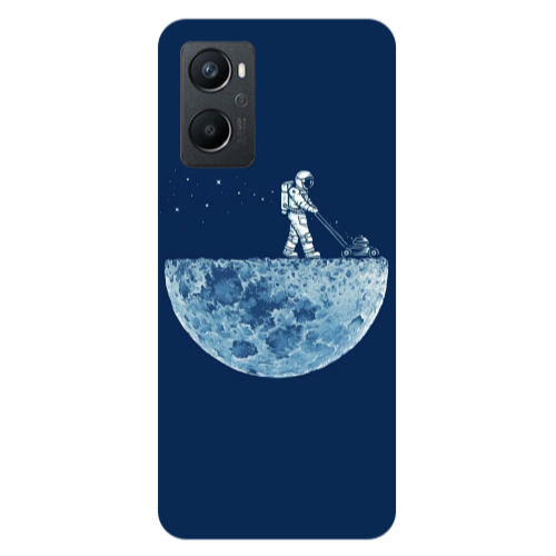 Oppo A 96 Mowing the moon Transparent Silicone TPU Θήκη