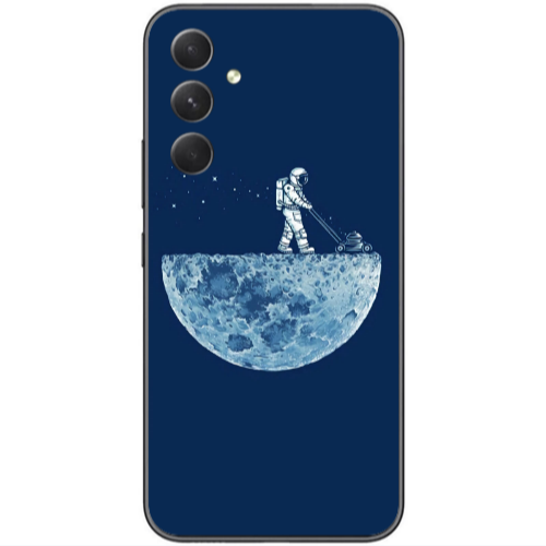 Samsung Galaxy A25 Mowing the moon Transparent Silicone TPU Θήκη