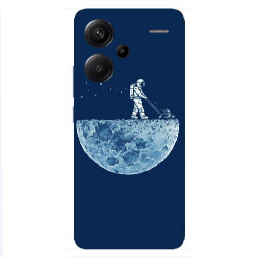 Xiaomi Redmi Note 13 Pro+ 5G  Mowing the moon Transparent Silicone TPU Θήκη