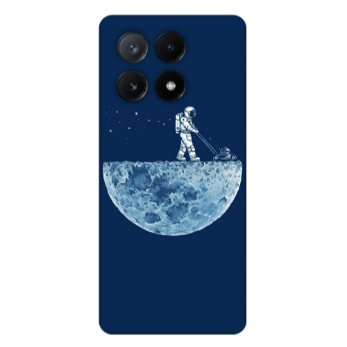 Xiaomi Poco X6Pro 5G Mowing the moon Transparent Silicone TPU Θήκη