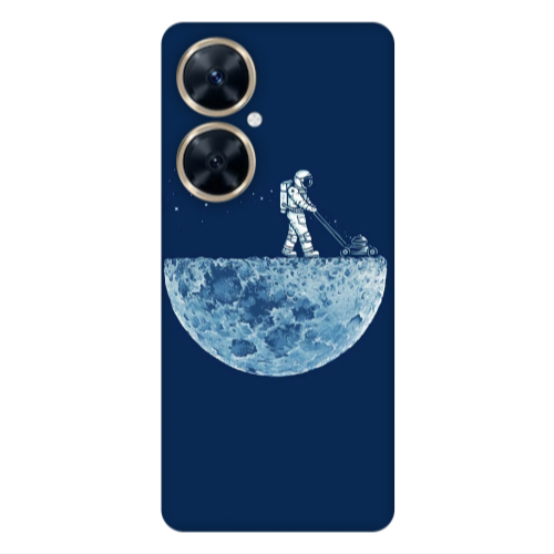 Huawei Nova 11i Mowing the moon Transparent Silicone TPU Θήκη