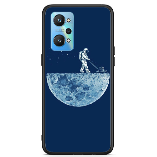 Realme Gt Neo 2 Mowing the moon Black Glossy Θήκη