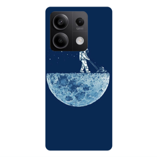 Xiaomi Redmi Note 13Pro 5G Mowing the moon Transparent Silicone TPU Θήκη