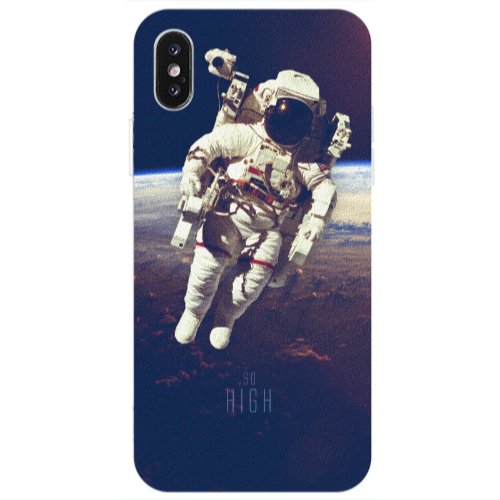 Apple iPhone Xs So high Transparent Silicone TPU Θήκη