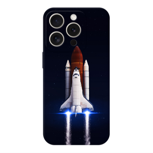 Apple Iphone 16 Pro space travel Transparent Silicone TPU Θήκη