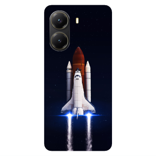 Xiaomi Poco X7 Pro space travel Transparent Silicone TPU Θήκη