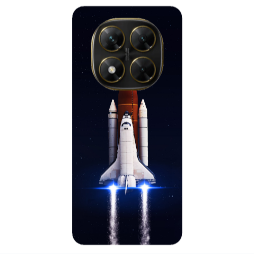 Xiaomi Poco X7 space travel Transparent Silicone TPU Θήκη
