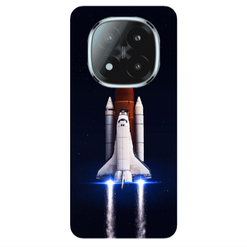 Xiaomi Redmi Note 14 Pro + 5g space travel Transparent Silicone TPU Θήκη