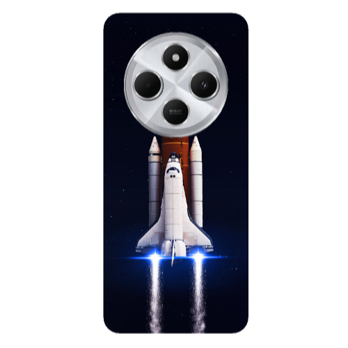 Xiaomi Redmi 14c space travel Transparent Silicone TPU Θήκη