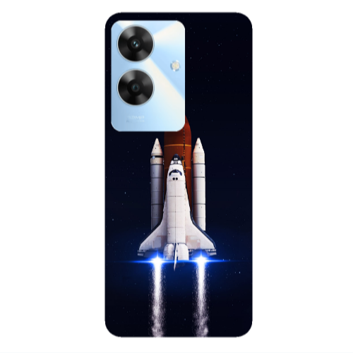 Realme Note 60 space travel Transparent Silicone TPU Θήκη