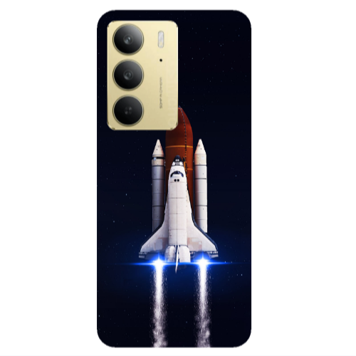 Realme C 75 space travel Transparent Silicone TPU Θήκη