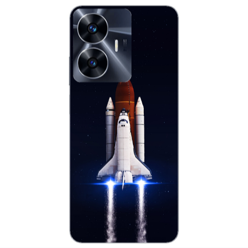 Realme Note 50 space travel Transparent Silicone TPU Θήκη