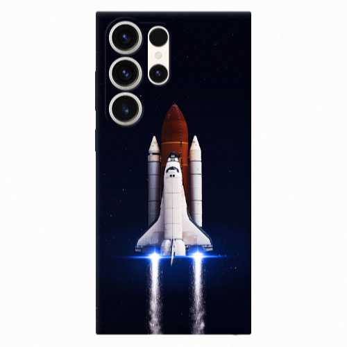 Samsung S25 Ultra space travel Transparent Silicone TPU Θήκη