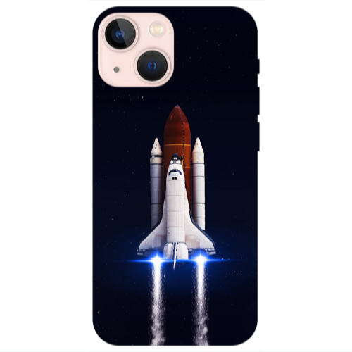 Apple iPhone 13 space travel Transparent Silicone TPU Θήκη
