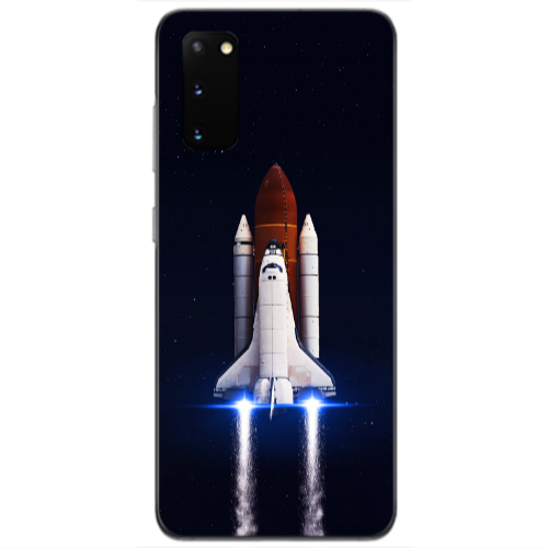 Samsung S20 space travel Transparent Silicone TPU Θήκη