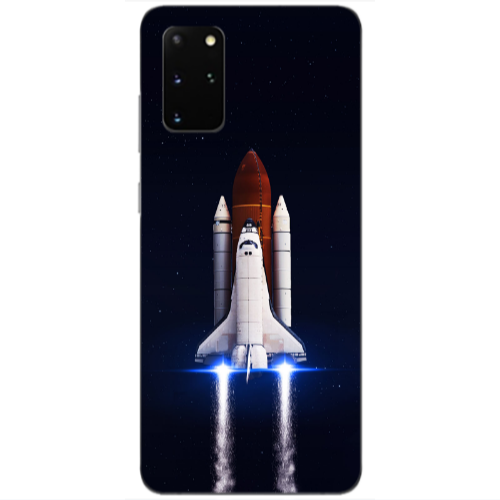 Samsung S20 Plus space travel Transparent Silicone TPU Θήκη