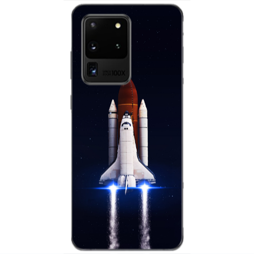 Samsung S20 Ultra space travel Transparent Silicone TPU Θήκη