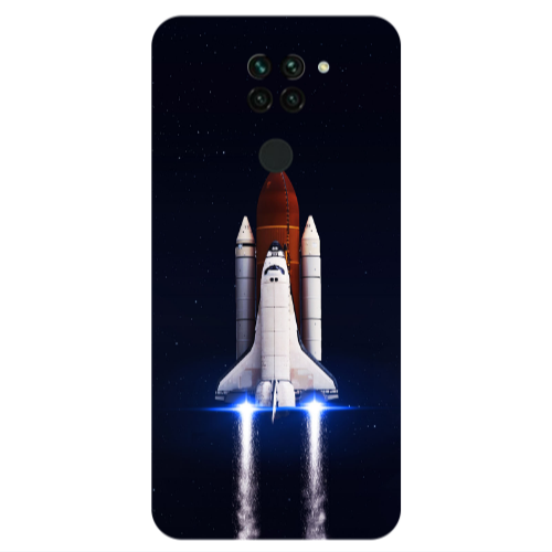 Xiaomi Redmi Note 9 space travel Transparent Silicone TPU Θήκη