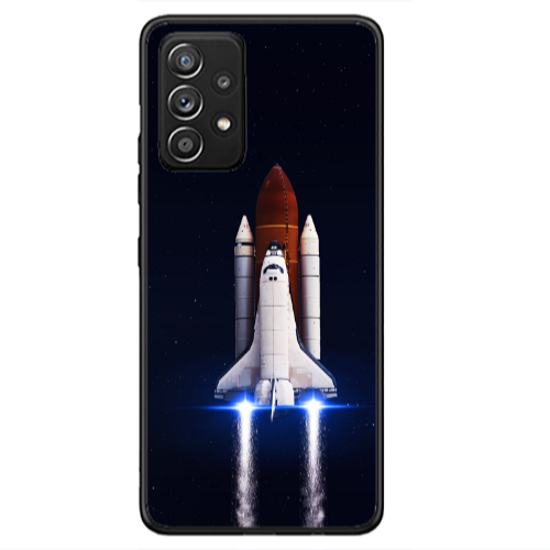 Samsung A53 space travel Black Glossy Θήκη