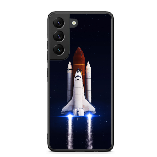Samsung S22 space travel Black Glossy Θήκη