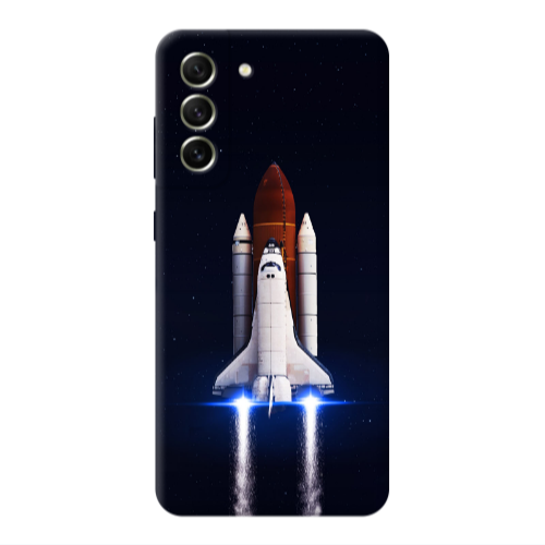 Samsung S22 Plus space travel Transparent Silicone TPU Θήκη