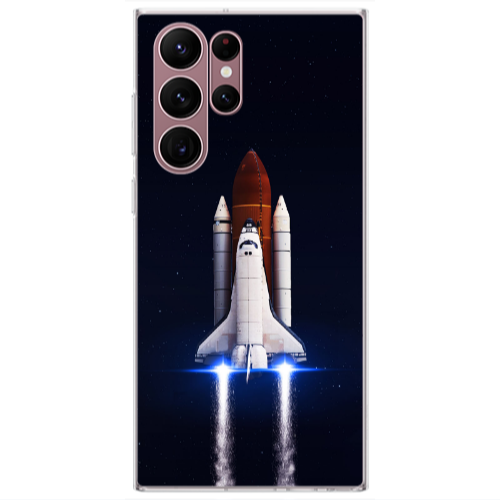 Samsung S22 Ultra space travel Transparent Silicone TPU Θήκη
