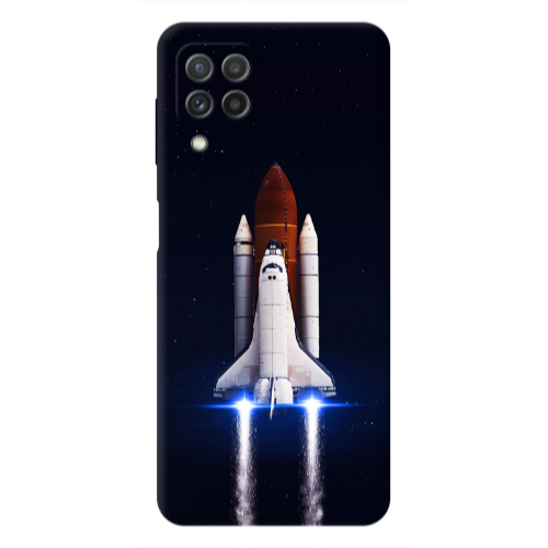 Samsung A22 4G space travel Transparent Silicone TPU Θήκη