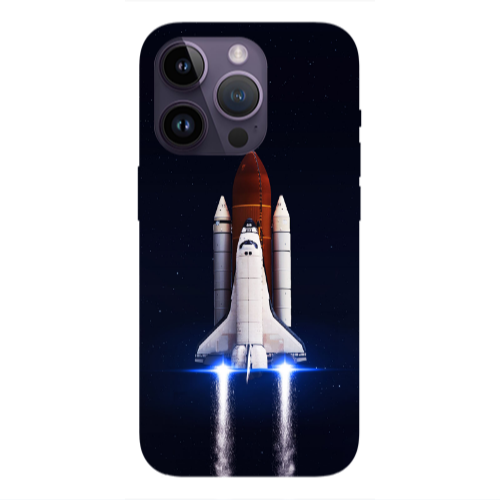 Apple iPhone 14 Pro  space travel Transparent Silicone TPU Θήκη