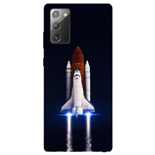 Samsung Note 20 space travel Transparent Silicone TPU Θήκη