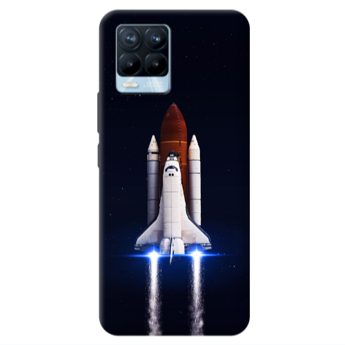Realme 8 Pro space travel Transparent Silicone TPU Θήκη