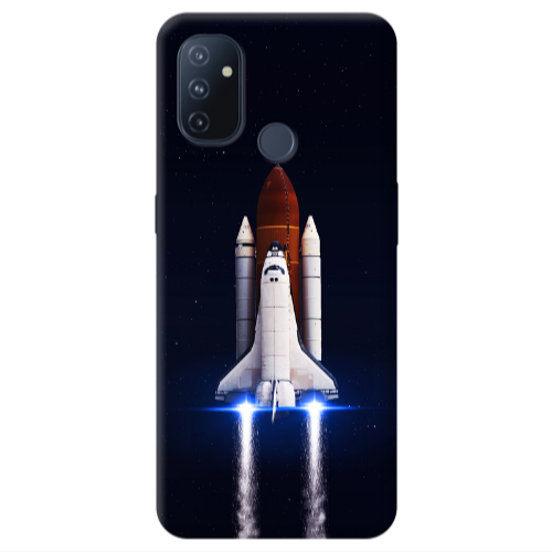 Oneplus Nord 100 space travel Transparent Silicone TPU Θήκη