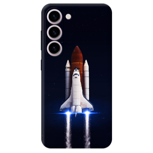 Samsung S23 space travel Transparent Silicone TPU Θήκη