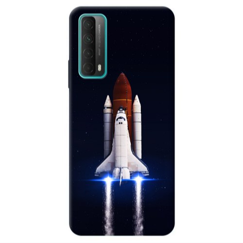 Huawei P Smart 2021 space travel Transparent Silicone TPU Θήκη