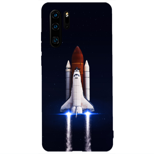 Huawei P30 Pro space travel Transparent Silicone TPU Θήκη