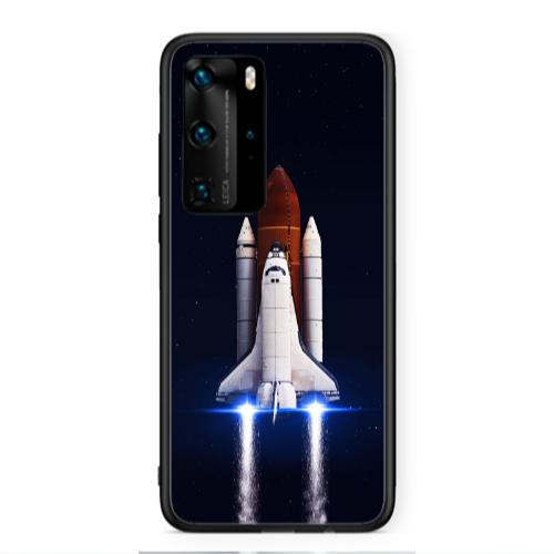 Huawei P40 Pro space travel Black Glossy Θήκη