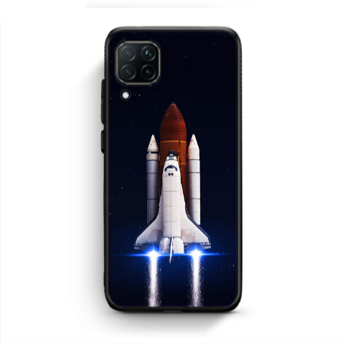 Huawei P40 Lite space travel Black Glossy Θήκη