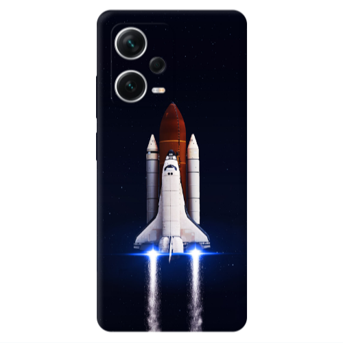 Xiaomi Redmi Note 12 5G space travel Transparent Silicone TPU Θήκη