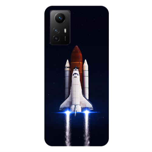 Xiaomi Redmi Note 12s space travel Transparent Silicone TPU Θήκη