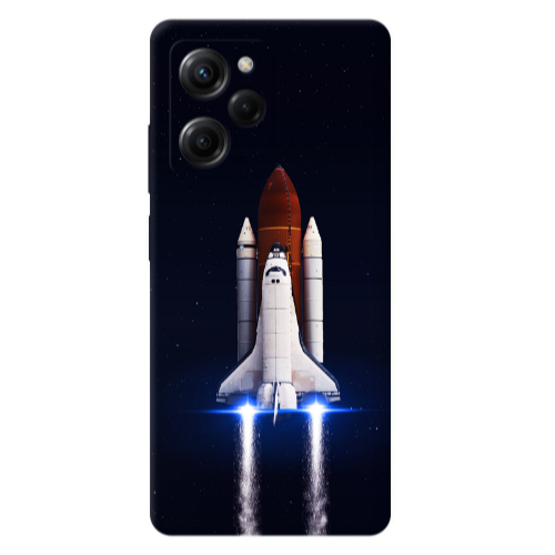 Xiaomi Poco X5 Pro space travel Transparent Silicone TPU Θήκη