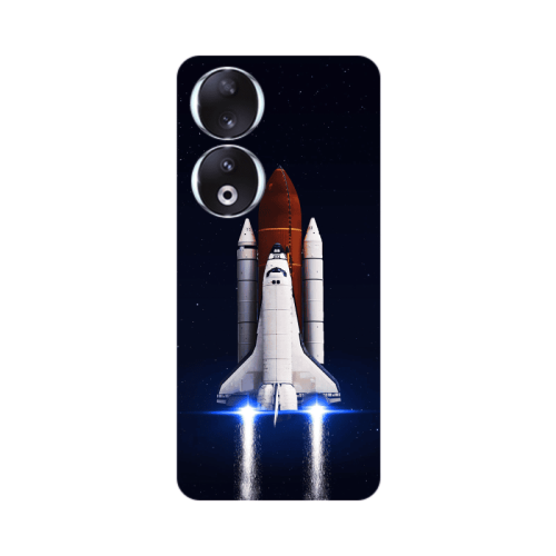 Honor 90 5G space travel Transparent Silicone TPU Θήκη