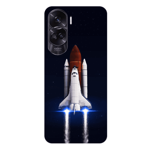 Honor 90 Lite 5G space travel Transparent Silicone TPU Θήκη