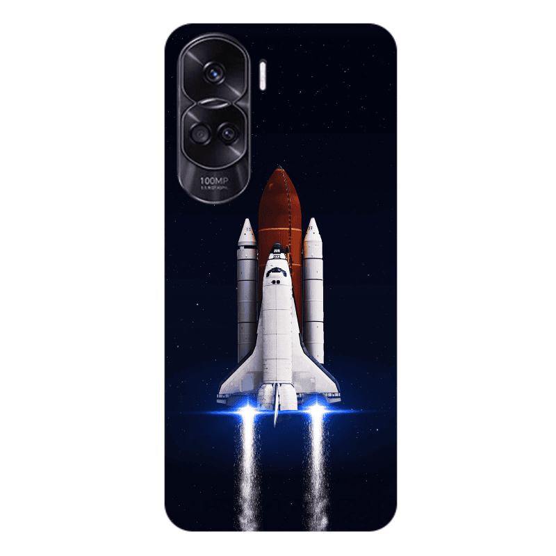 Honor 90 Lite 5G space travel Transparent Silicone TPU Θήκη