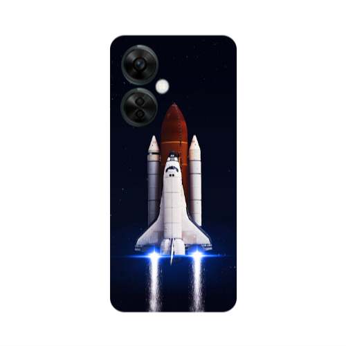 Oneplus Nord CE 3 Lite 5G space travel Transparent Silicone TPU Θήκη