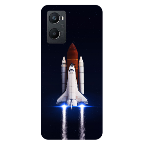 Oppo A 96 space travel Transparent Silicone TPU Θήκη