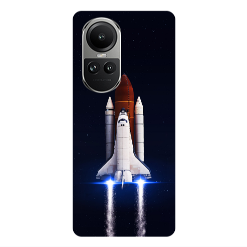 Oppo Reno10 5G space travel Transparent Silicone TPU Θήκη