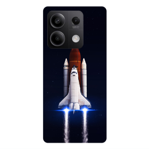 Xiaomi Redmi Note 13 5G space travel Transparent Silicone TPU Θήκη