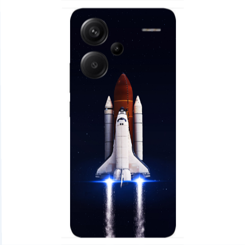 Xiaomi Redmi Note 13 Pro+ 5G  space travel Transparent Silicone TPU Θήκη