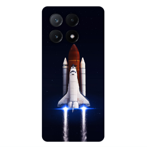 Xiaomi Poco X6Pro 5G space travel Transparent Silicone TPU Θήκη