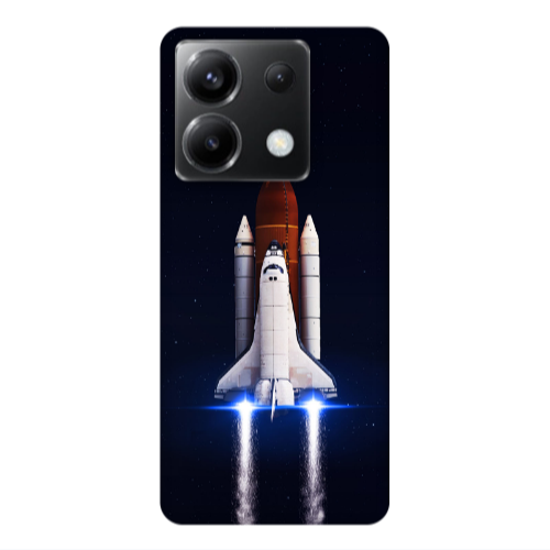 Xiaomi Poco X6 5G space travel Transparent Silicone TPU Θήκη
