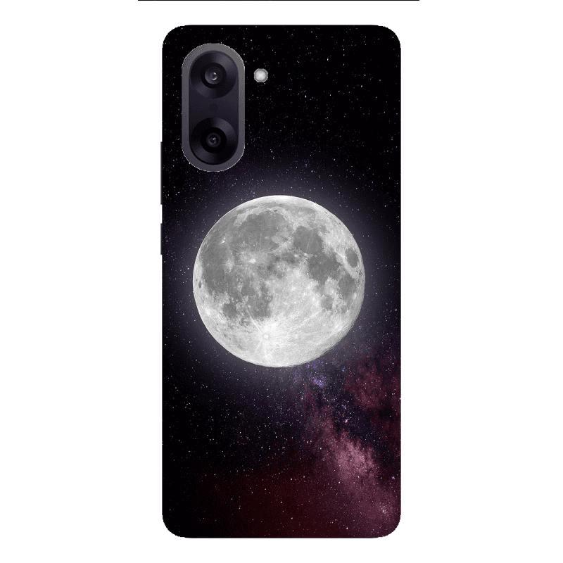 Oneplus Nord CE 5 Moon and stars Transparent Silicone TPU Θήκη
